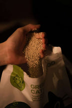 Green Bamboo Cat Litter | Natural Bamboo Quinone for Odor Control | Dust-Free, Low Tracking | Food-Grade Safe | 2.5kg